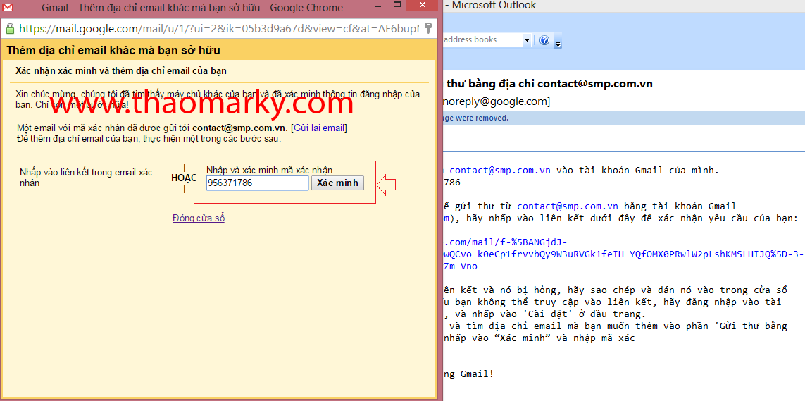 Hướng dẫn Gửi/nhận mail domain thông qua tài khoản Gmail 5