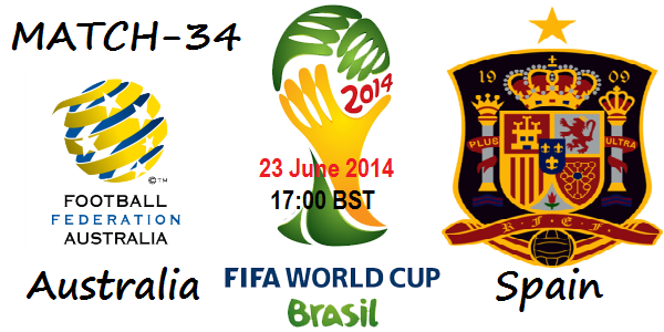 World Cup 2014: Australia vs Tây Ban Nha | Thao Marky's Productions